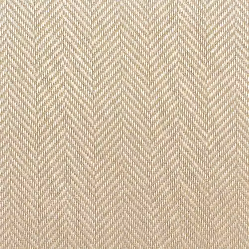 Enhanced Living Herringbone Jacquard Blackout Eyelet Curtains in Sand/Beige, W: 117 cm, H: 137 cm – 1
