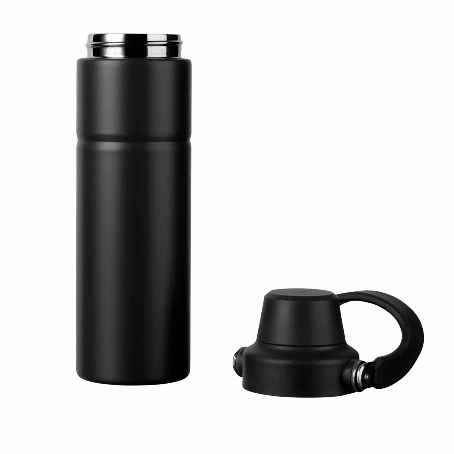 XD Design Vacuum Insulated Stainless Steel Flip Bottle, Black, 600ml – 3