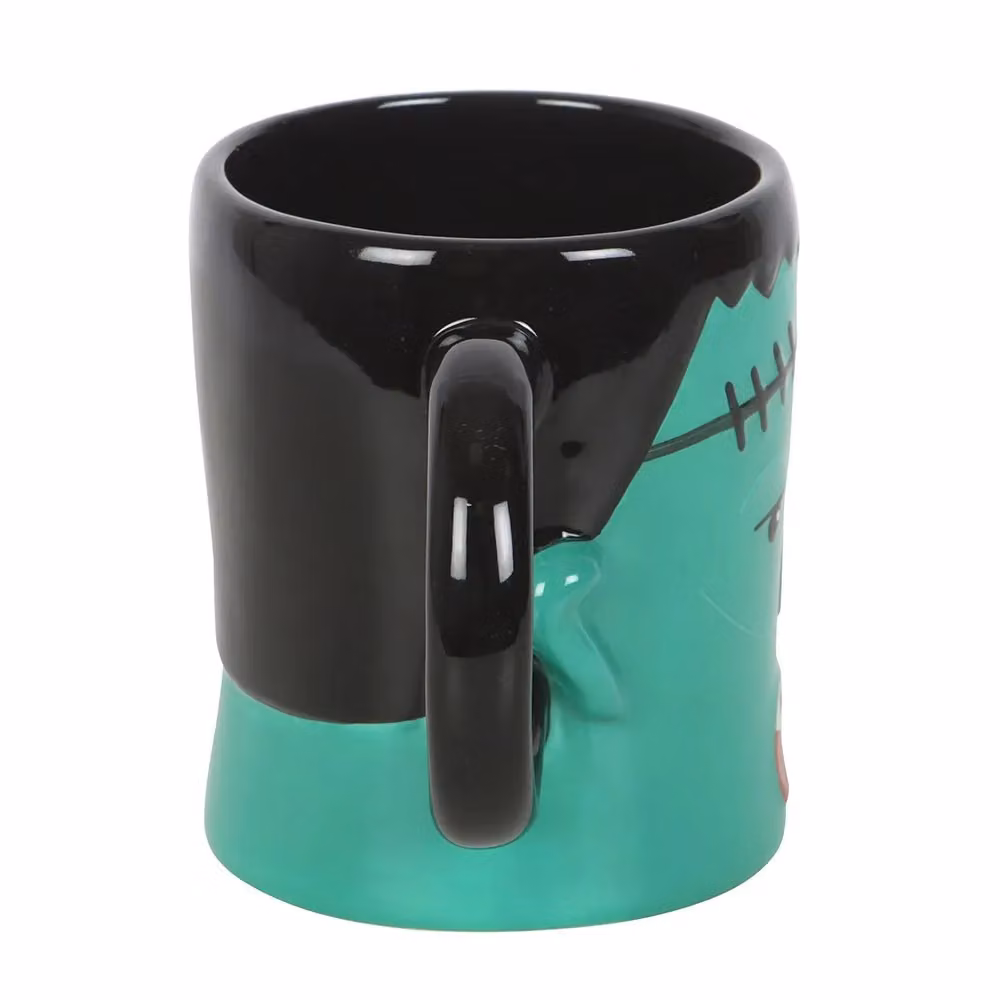 Something Different Frankenstein Head Ceramic Mug, Black, 450 ml – 2