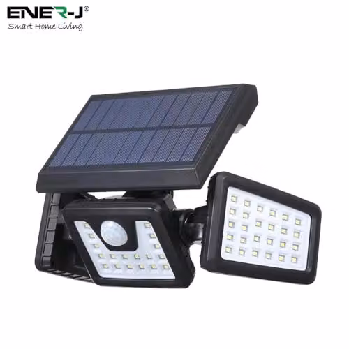 ENER-J Solar Motion Sensor LED Wall Light, White, W/D/H: 25 x 13 x 19 cm – 4