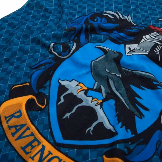 Harry Potter Ravenclaw Cotton Beach Towel in Blue, W/D/H: 140 x 70 x 70 cm