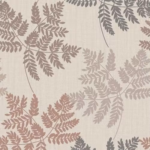 Belgravia Decor Anaya Fern Taupe Botanical Floral Wallpaper