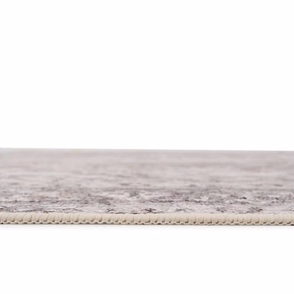 Kukoon Grey Distressed Soft Pile Area Rug for Living Room or Bedroom, W: 240 cm, D: 330 cm – 5