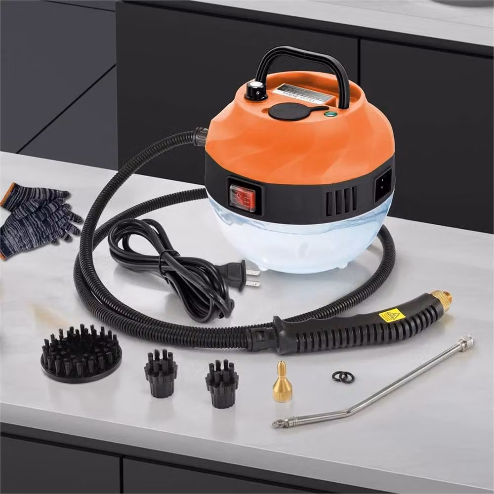 Nordara Handheld High Pressure Steam Cleaner for Household and Car Use, Orange, W: 40 cm, D: 30 cm, H: 30 cm – 3