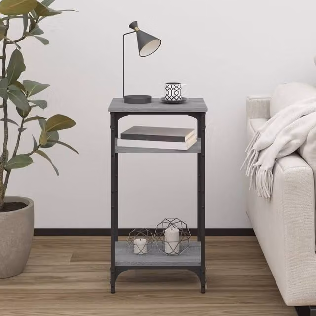Berkfield Home Grey Sonoma Side Table, W/D/H: 40 x 30 x 75 cm – 1