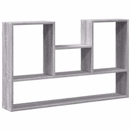 vidaXL Wall Shelf in Grey Sonoma, W/D/H: 99 x 15 x 60 cm