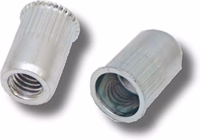 JRP Riveting Products M4 x 11.5 Steel Rivet Nuts JRPRNSRH0420 in Silver