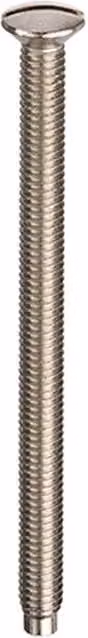 Unifix Silver Nickel Plated Slotted Raised Countersunk Machine Screws M3.5 x 40 mm