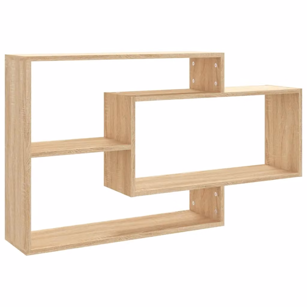 Berkfield Home Sonoma Oak Wall Shelf, Brown, W/D/H: 104 x 20 x 58.5 cm – 2