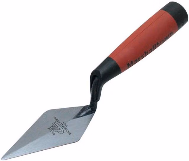 Marshalltown Steel London Pattern Pointing Trowel in Red and Multicolour