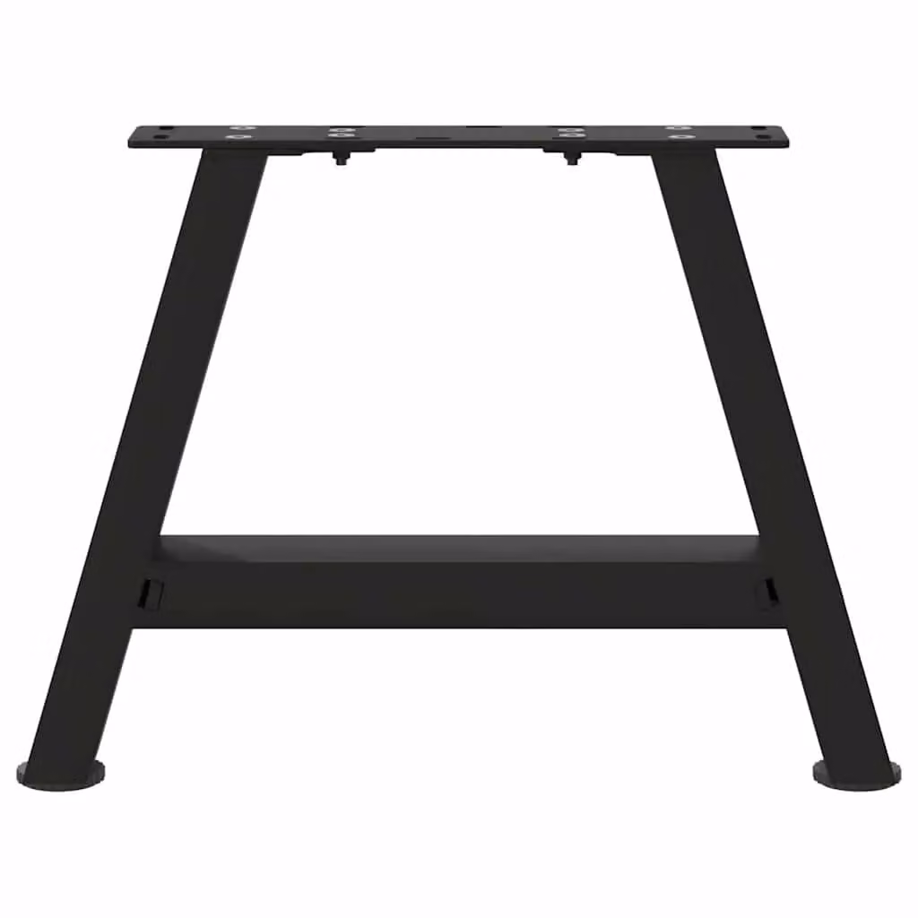 Berkfield Home A-Shaped Coffee Table Legs, 2 Piece Set, Black Steel, H: 50 cm, W: 30-31 cm – 4