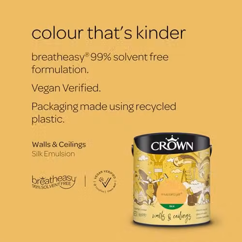 Crown Core Emulsion Silk Dispersion in Yellow, 2.5 l – 2