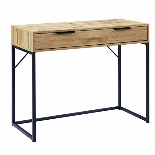 Julian Bowen Bali 2 Drawer Dressing Table in Oak