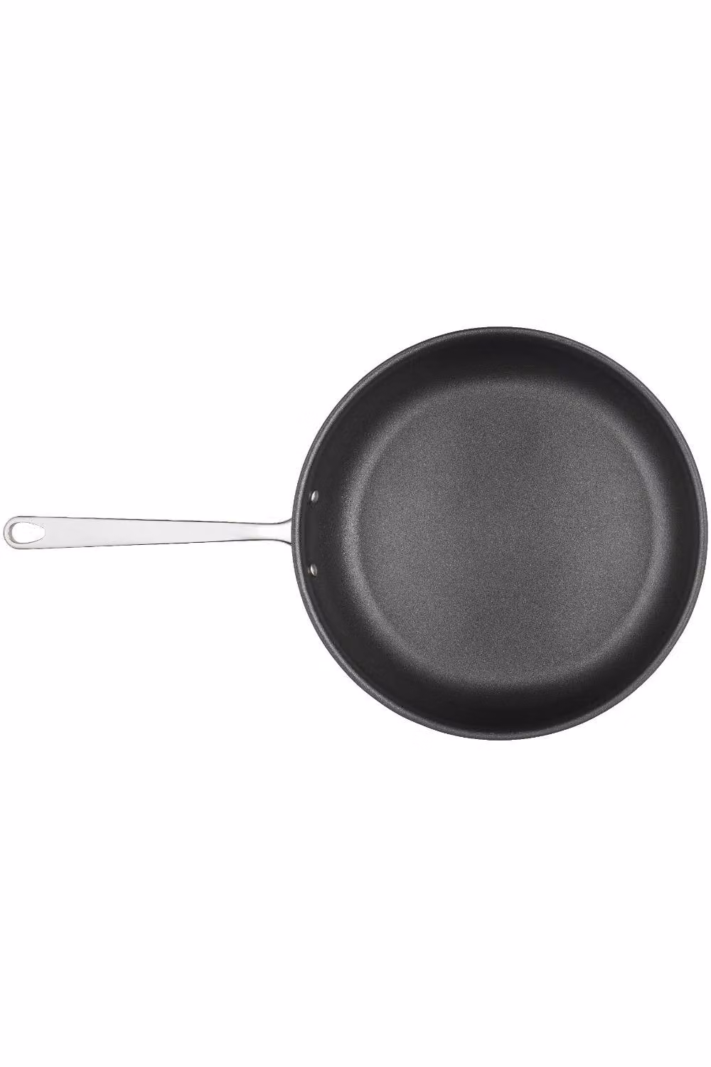 Stellar Non-Stick Frying Pan with Glass Lid in Metallic Silver, 28 cm – 2