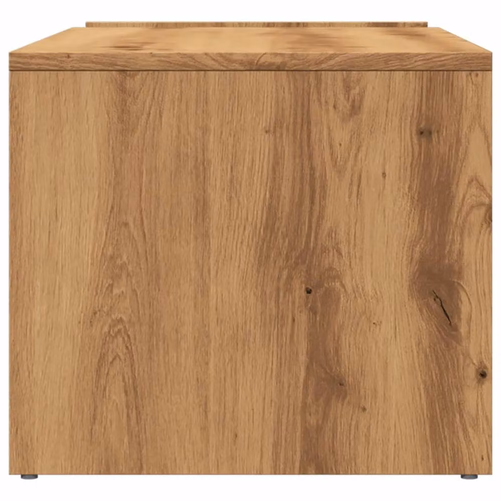 Berkfield Home Artisan Oak Coffee Table in Brown, W/D/H: 90 x 45 x 35 cm – 3