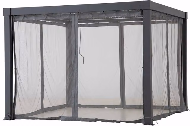 Sunjoy Replacement Net for Multi Gazebo, Grey, W/D: 306 x 306 cm