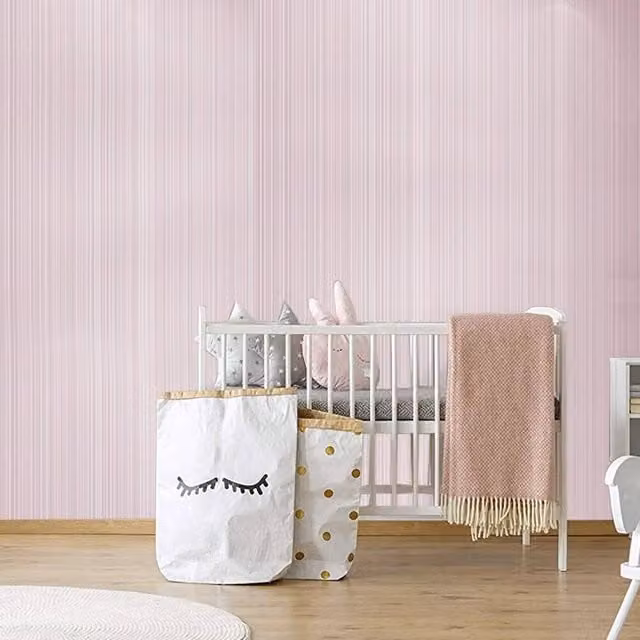 Rasch KORVIXA Pink Non Woven Abstract Textured Wallpaper, W: 100 cm, H: 100 cm