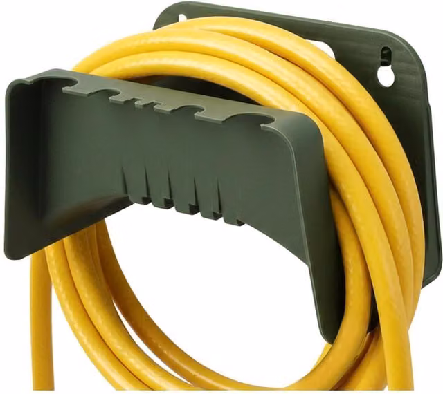 GEEZY Wall Mounted Garden Hose Holder, Green