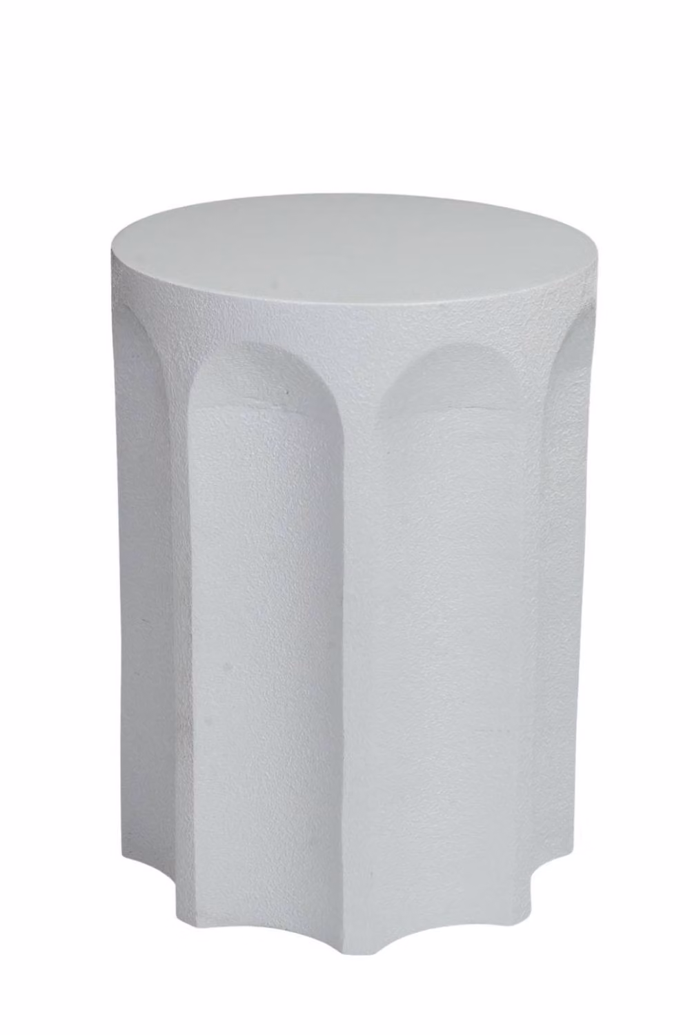 IH Design GEO Multi Arch Side Table in White, W/D/H: 40 x 40 x 55 cm – 2