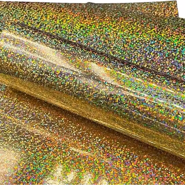 Mirri Pack of 5 Gold Confetti Glossy A4 Construction Paper