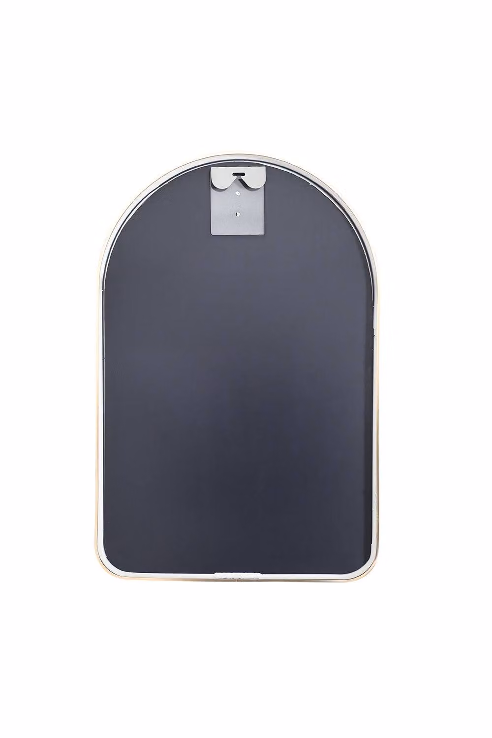 Living and Home Modern Arched Wall Mirror with Metal Frame, Gold, W: 40 cm, H: 60 cm – 2