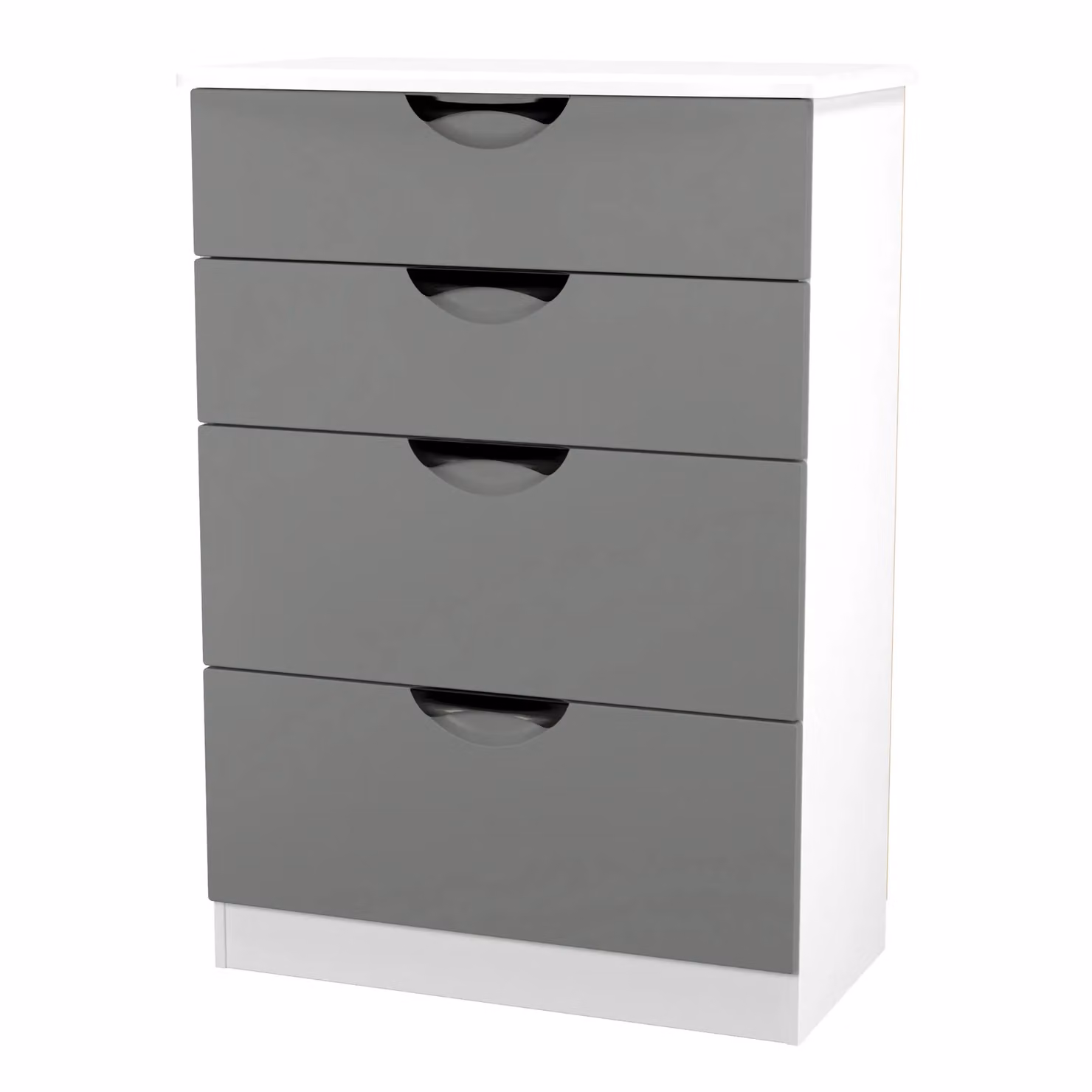 2 U Holborn 4 Drawer Deep Chest in Dark Grey Matt – 2