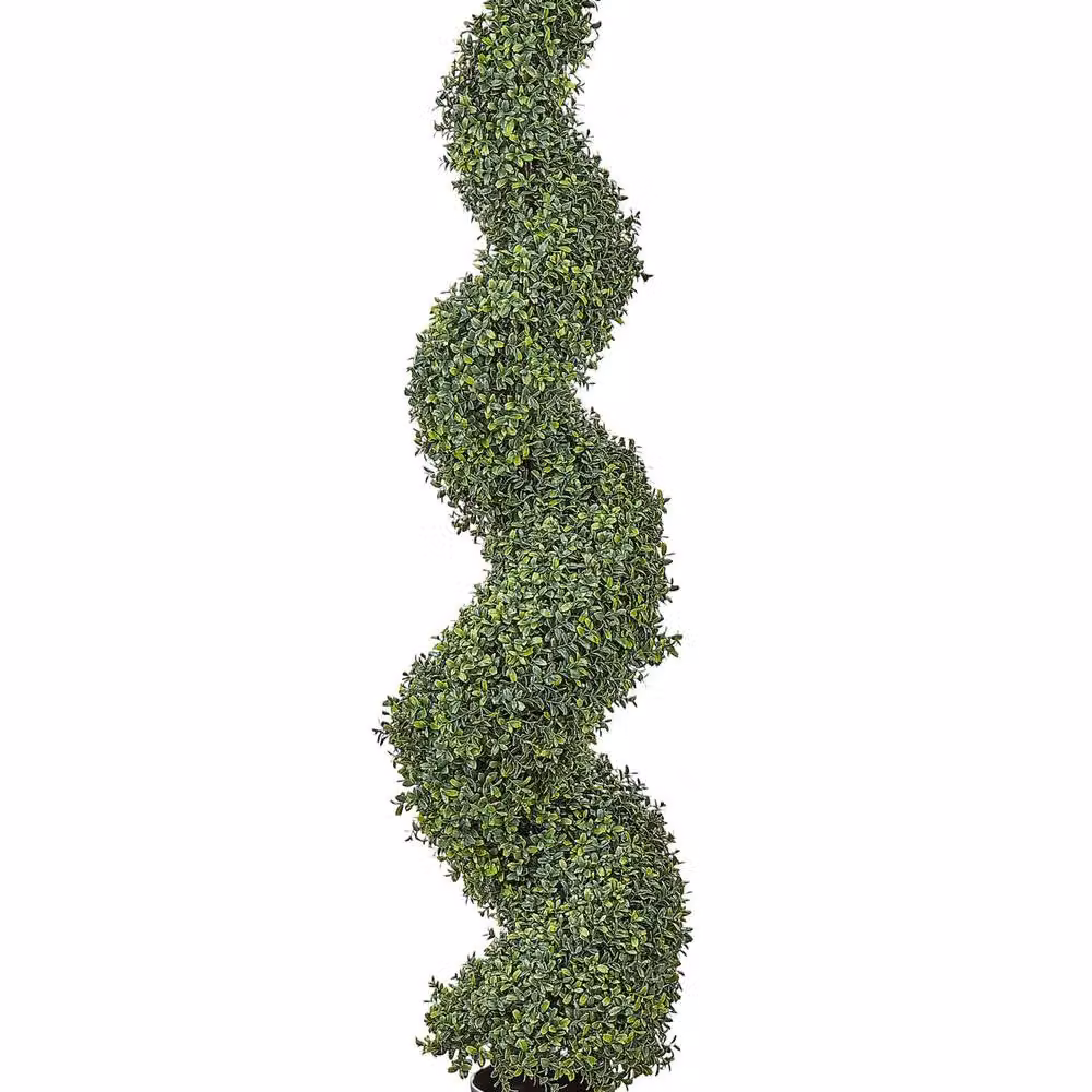 Wyld and Coco 158 cm Green Spiral Artificial Tree with Metal Core – 2