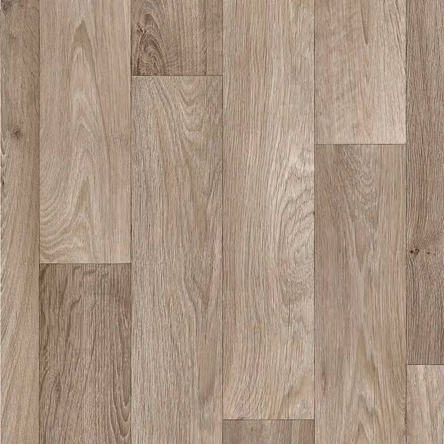 Ascend Brown Wood Effect Cushion Backed Vinyl Flooring Sheet, W: 400 cm, L: 900 cm