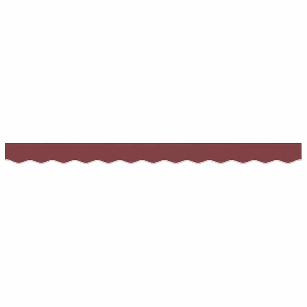 Berkfield Home Awning Valance in Burgundy, W: 230 cm, H: 20 cm – 3