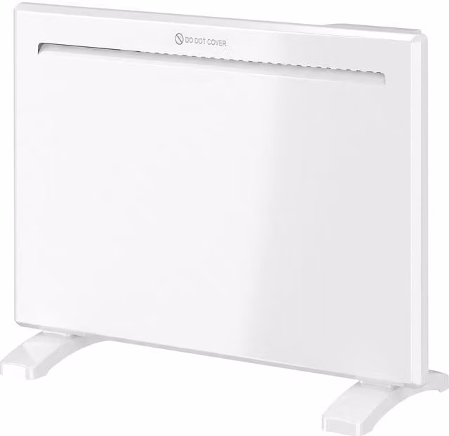 HOMCOM Smart Convector Panel Heater, 1000W Electric Heater with WiFi App Control, Weekly Timer, Open Window and Anti-Frost Functions, White, Wall Mounted or Freestanding