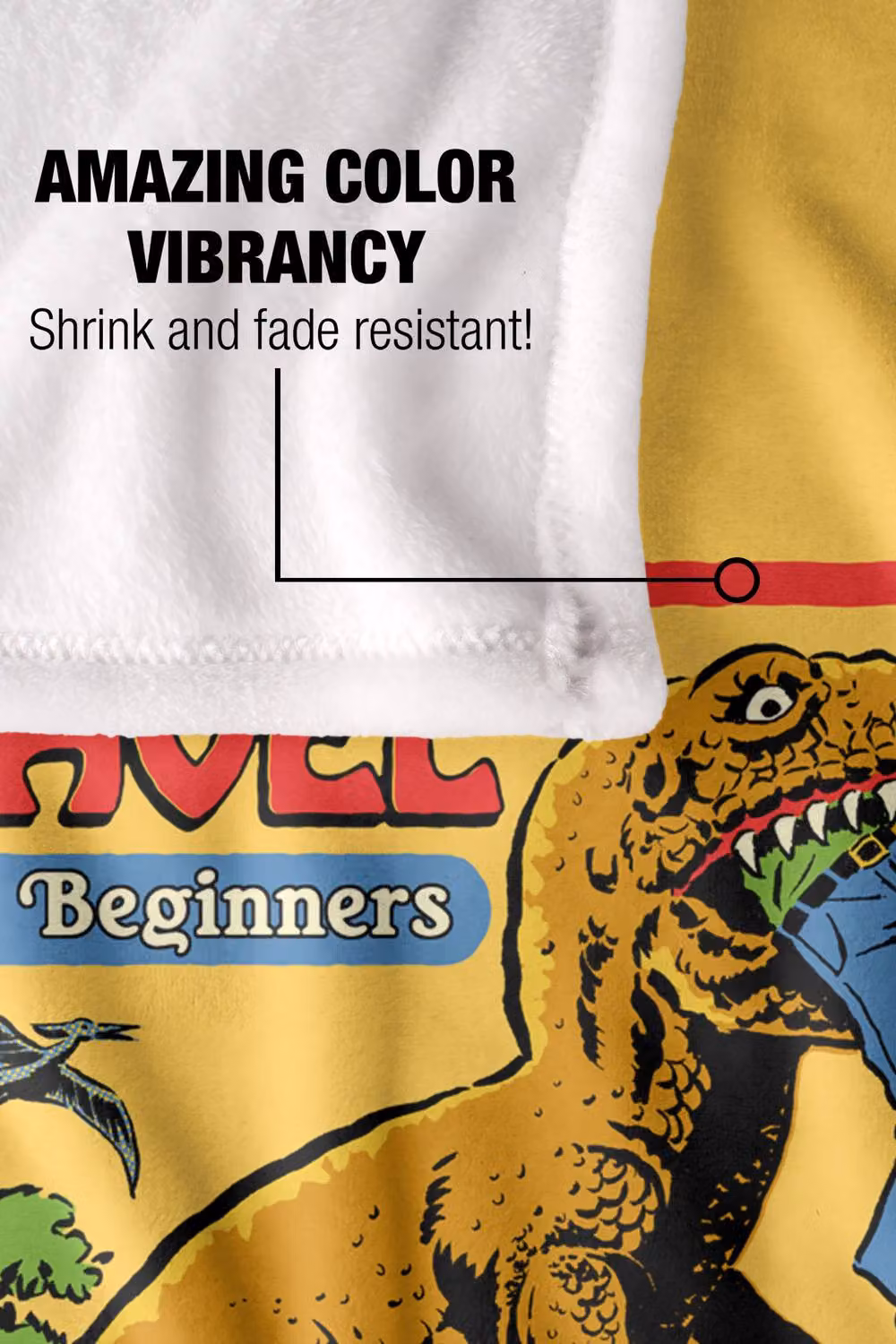 Steven Rhodes Time Travel Super Soft Fleece Throw Blanket, Multicolour, W/D/H: 91 x 147 cm – 3