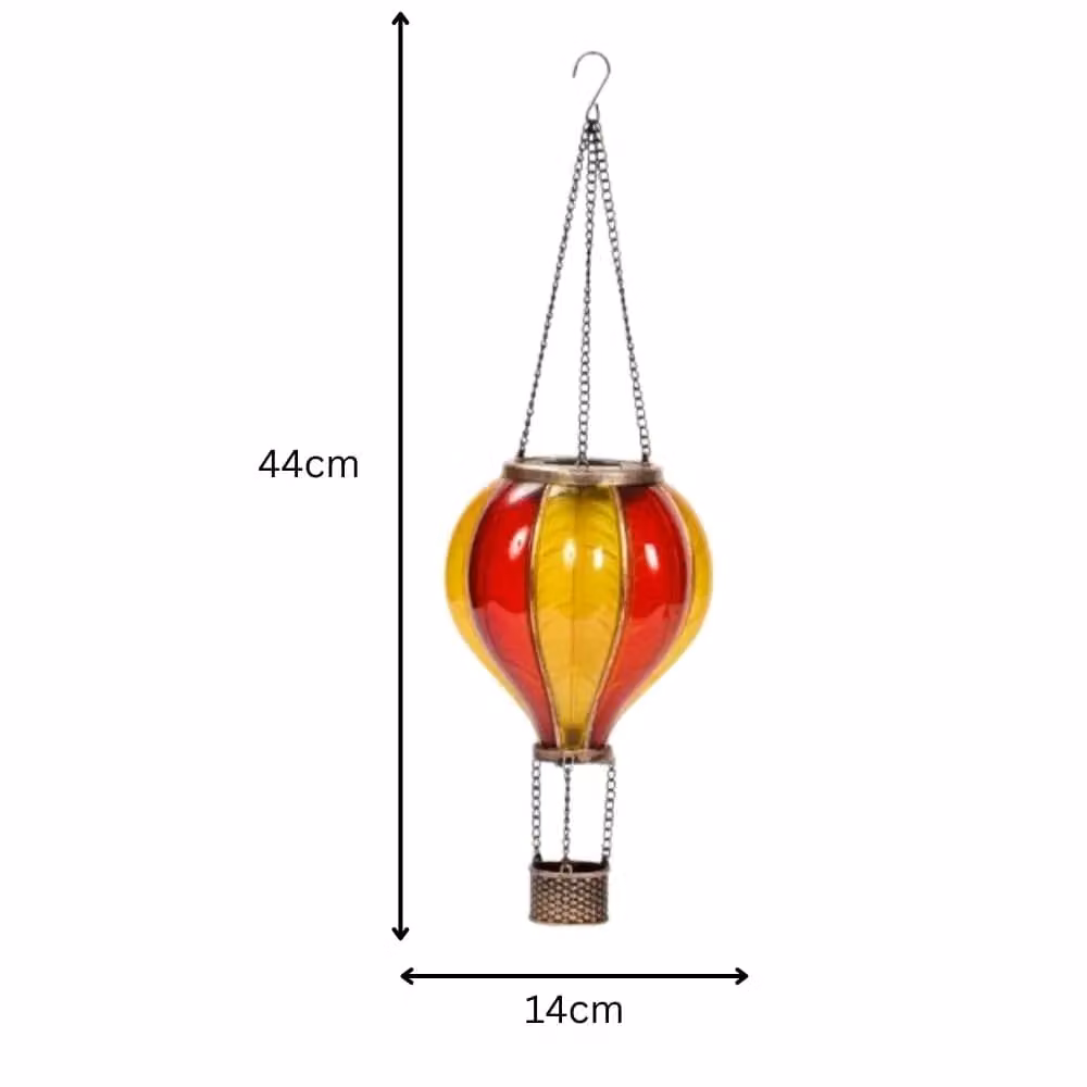 Marco Paul Solar Hot Air Balloon LED Garden Ornament, Multicolour – 2