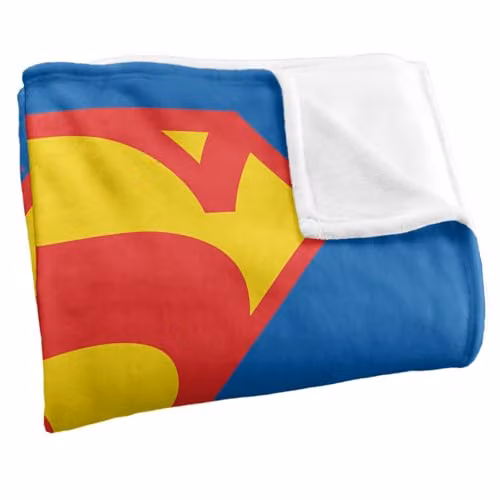 Warner Bros. Superman Shield 1993 Silky Touch Super Soft Fleece Throw Blanket, Multicolour – 2