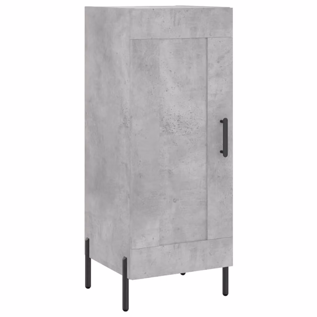 Berkfield Home Modern Sideboard in Grey Matt Finish, W/D/H: 34.5 x 34.5 x 90 cm – 2
