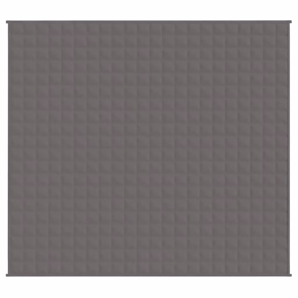 Berkfield Home Grey Weighted Blanket with Breathable Microfibre and Glass Beads, W/D/H: 200 x 225 cm, 9 kg – 3