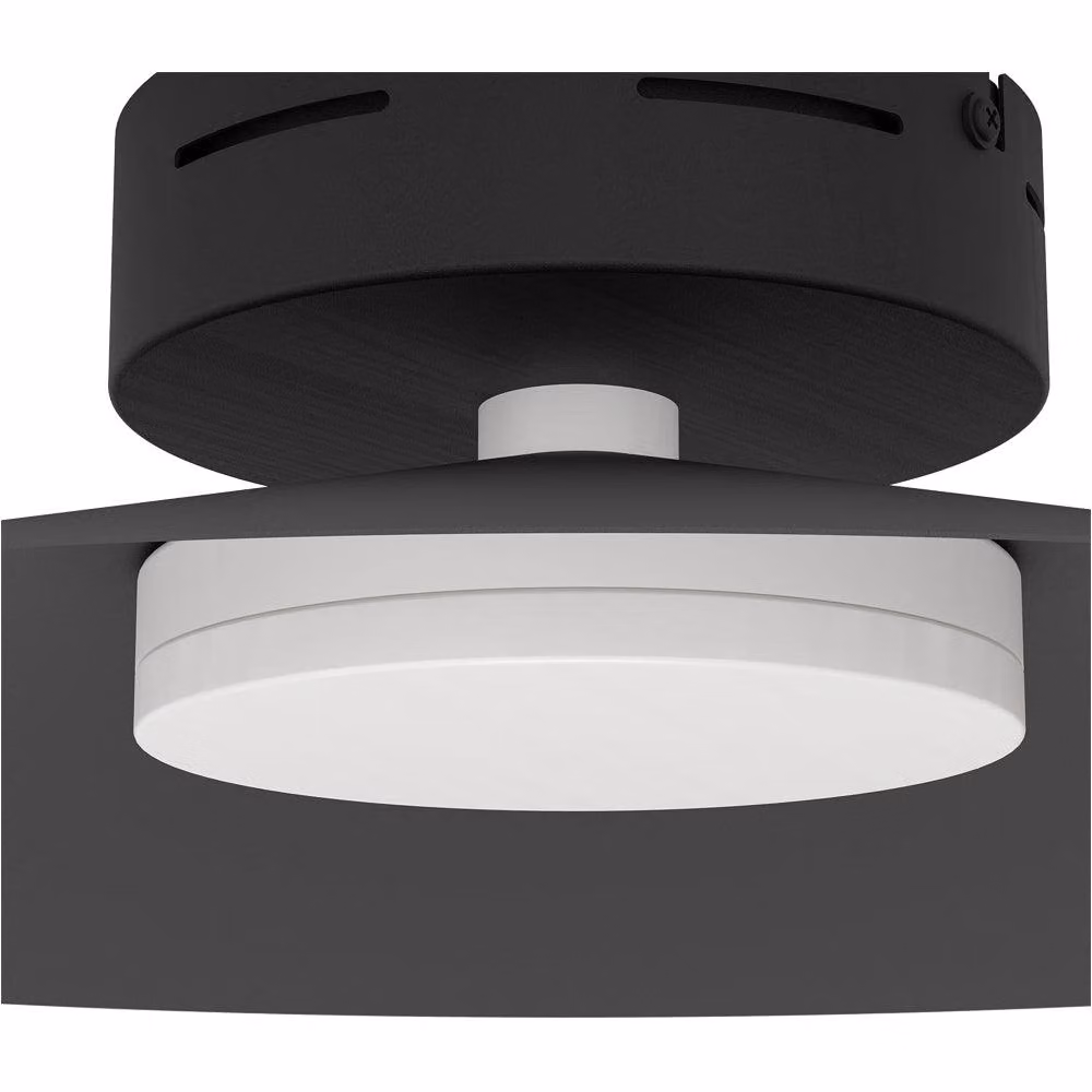 Loops Modern Black Metal LED Ceiling Light with RGB Colour Options – 4