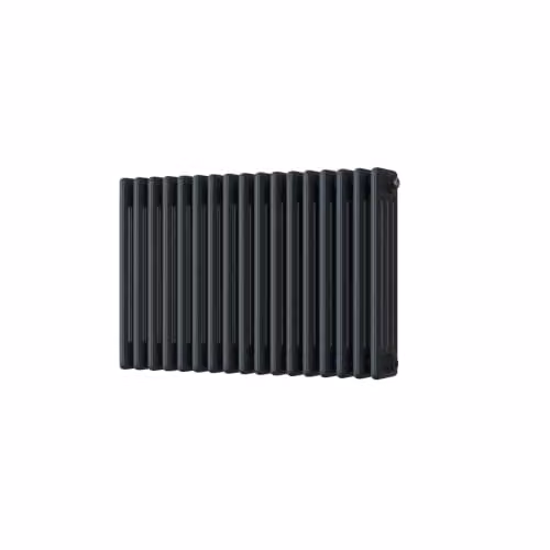 UK Radiators Alpha 4 Column Horizontal Traditional Cast-Iron Style Radiator in Anthracite Grey, H: 500 mm x W: 768 mm – 2
