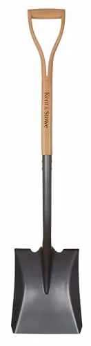 Kent & Stowe Carbon Steel Square Mouth Shovel in Beige – 1