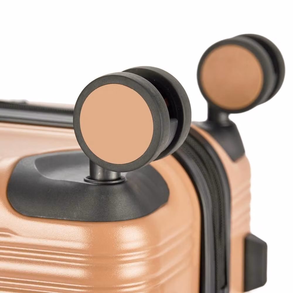 Pierre Cardin Arles Medium Checked Expandable Hard Shell Travel Suitcase in Light Brown Mocha – 4