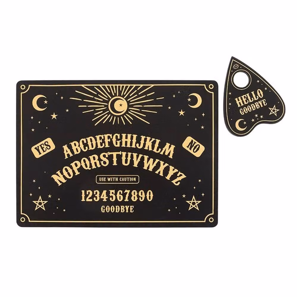 Uniqueful Black and Gold Talking Board Placemat and Coaster Set, Width: 45 cm – 3