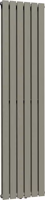 Lux Heat Flat Coloured Vertical Radiator, Dark Sage, H 180 cm x W 42 cm