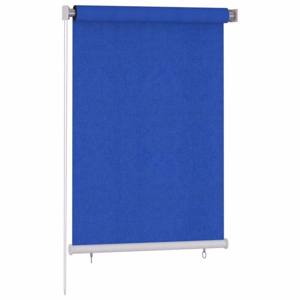 Berkfield Home Outdoor Roller Blind, Blue HDPE, W: 100 cm, H: 140 cm – 2