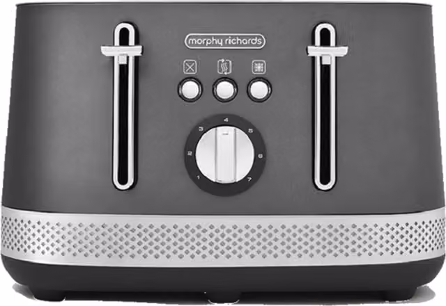 Morphy Richards Illumination 4-Slice Toaster - Grey