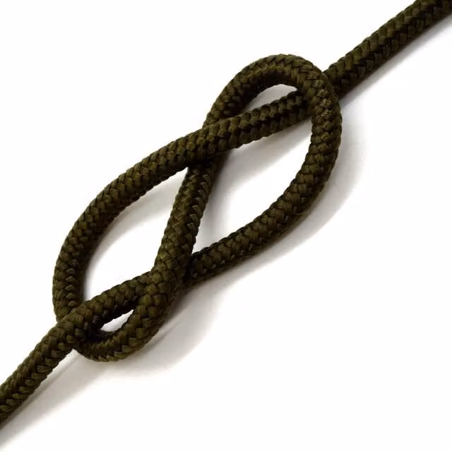 Sola Olive Green Polypropylene Solid Braided Rope, 12mm Diameter, 20m Length