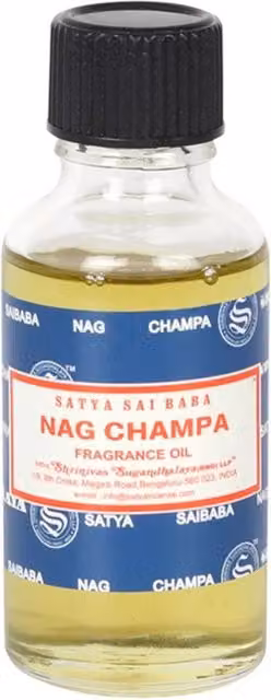 Satya Nag Champa Fragrance Oil for Aromatherapy Diffusers, Blue, 8 ml