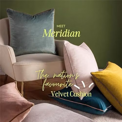 Furn Meridian Velvet Square Cushion in Pink and Blue, W/D/H: 45 x 45 x 45 cm – 4