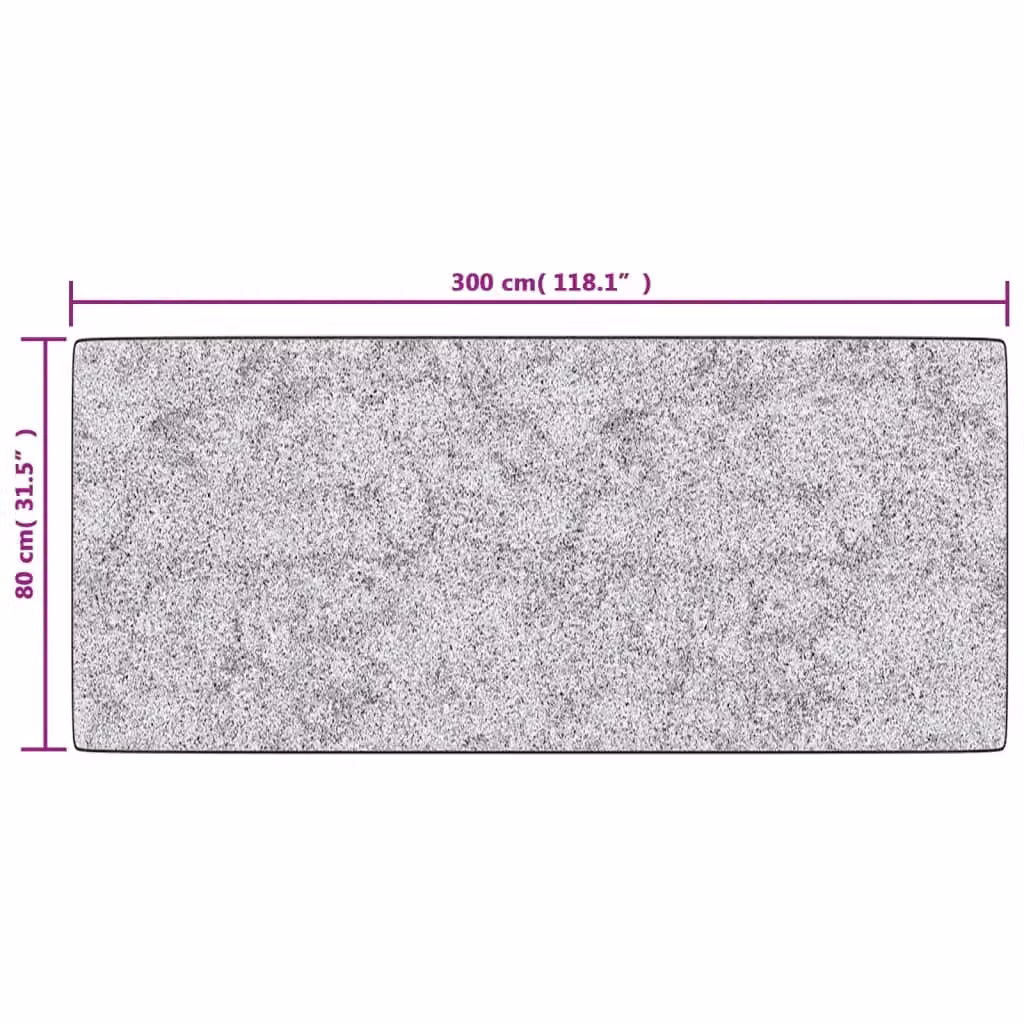 Berkfield Home Washable Anti Slip Round Rug in Multicolour Stone Look, Diameter: 100 cm