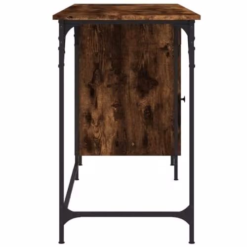 vidaXL Computer Desk in Brown Engineered Wood, W/D/H: 131 x 48 x 75 cm – 3