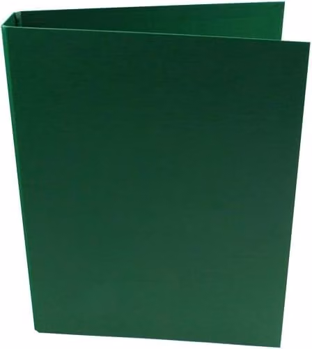 Indigo A4 2 Ring Binder File Folder, Dark Green, Pack of 10