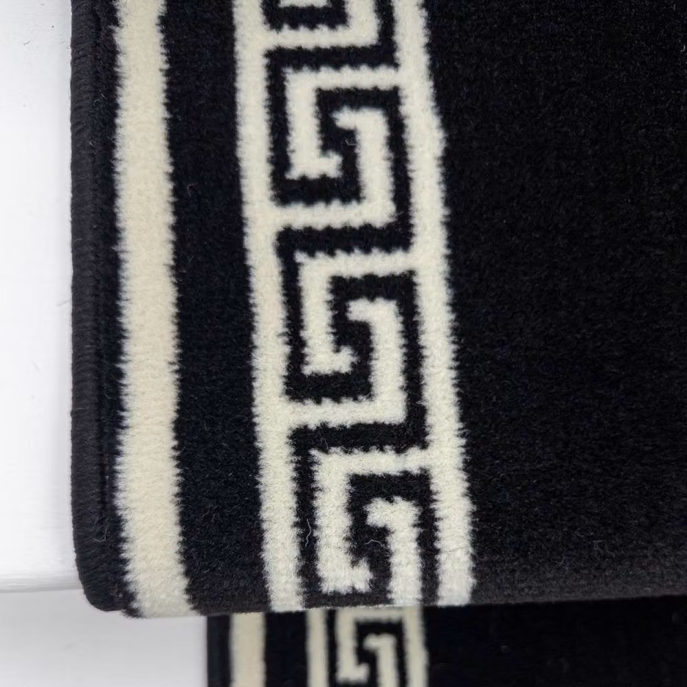 runrug Soft and Durable Stair Runner Carpet in Black, W: 70 cm, L: 600 cm – 10